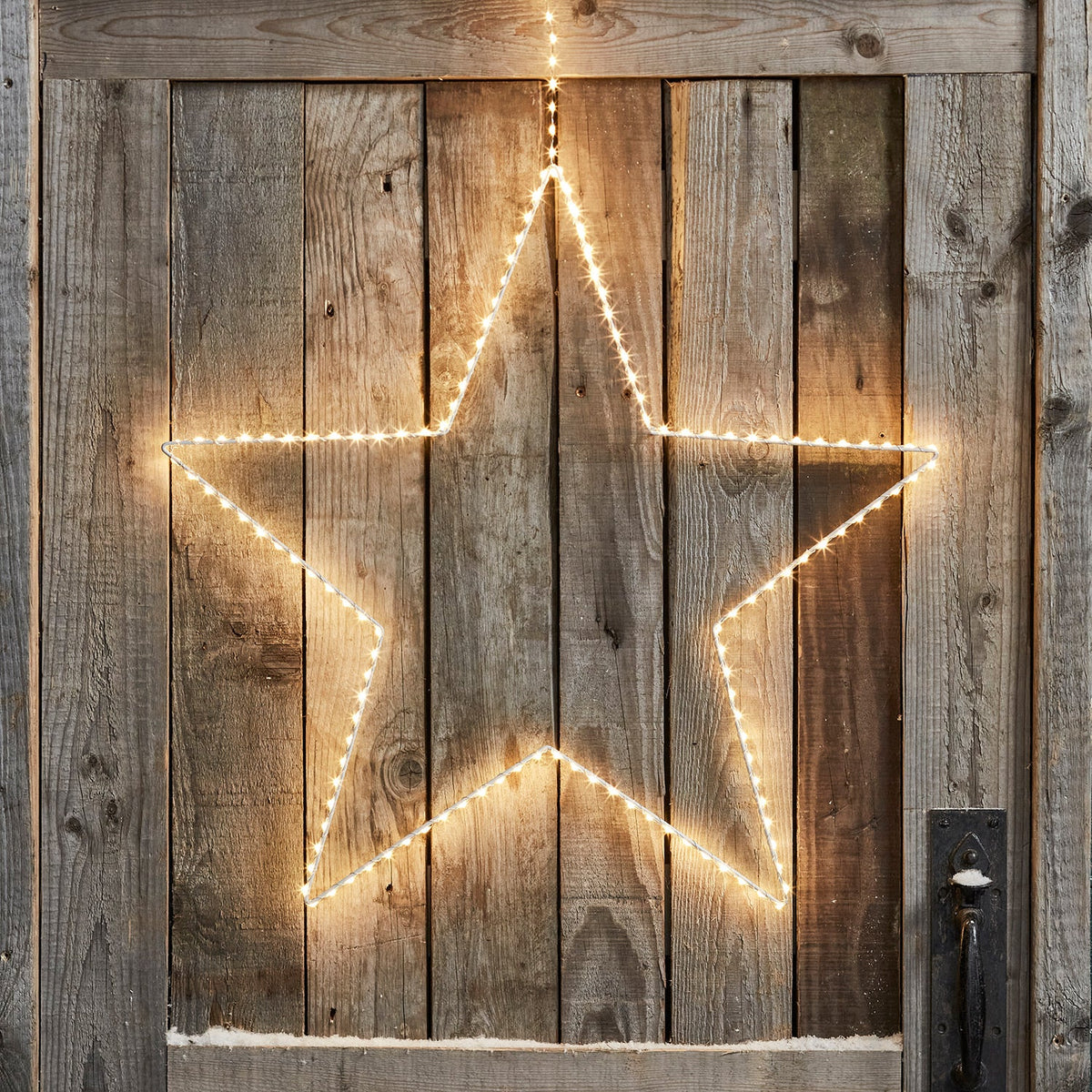 LED Star Christmas Lights Outdoor – 58cm Silhouette