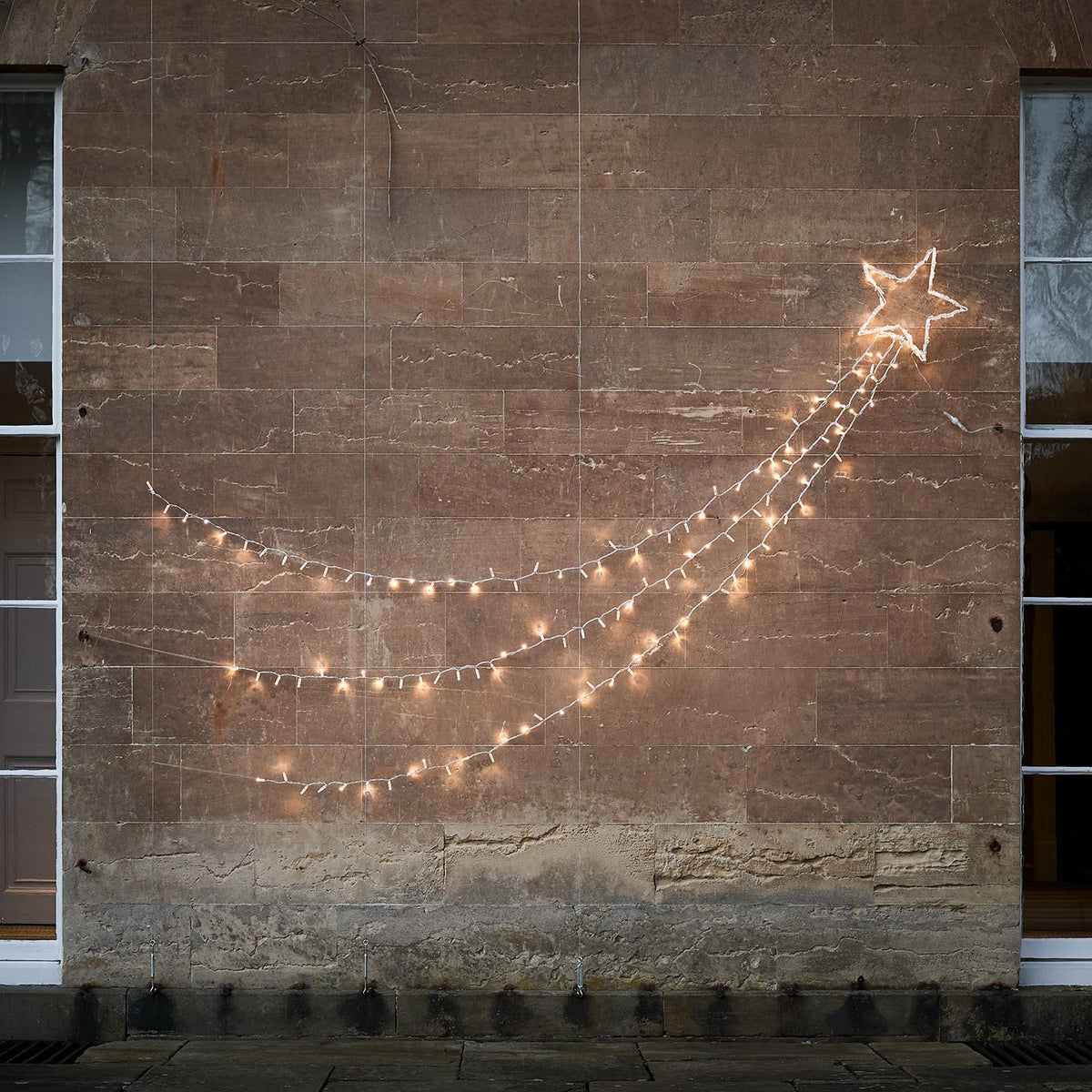 Bicolor LED shooting star Christmas decoration outdoor