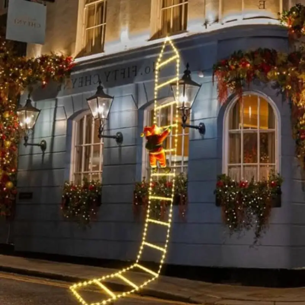 ChristmasLadder – Santa Claus LED Ladder for outdoor use