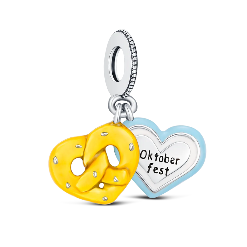 Oktoberfest Jewelry Charm, HerzGlanz