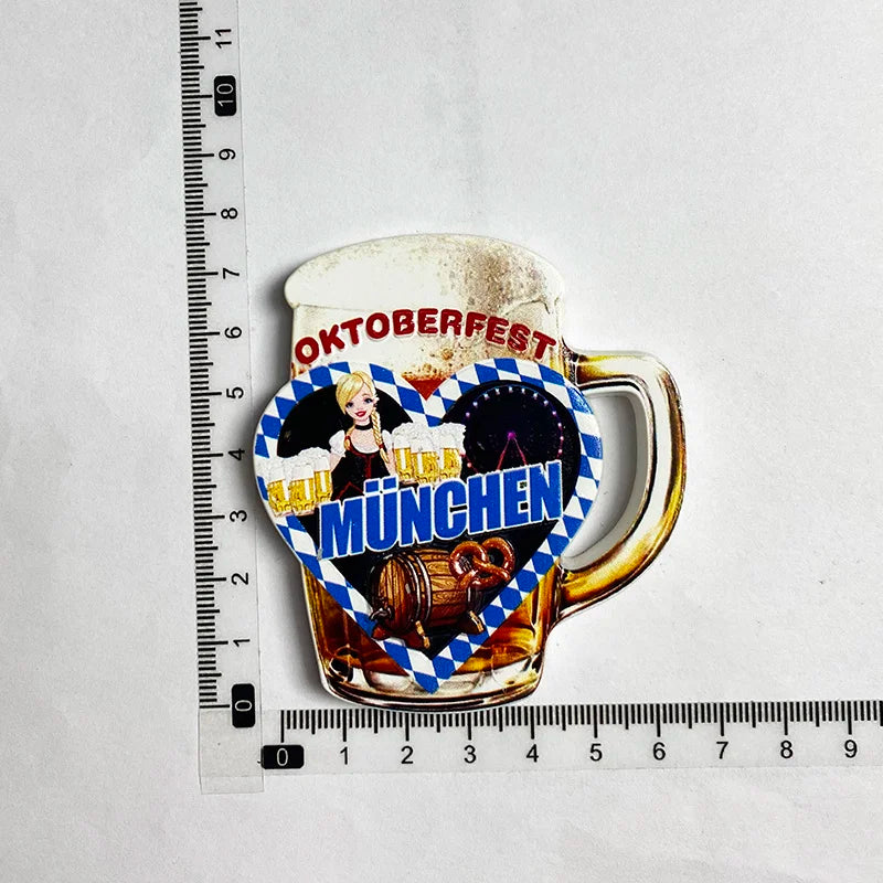 Munich 3D Fridge Magnet, Souvenir 2-piece set
