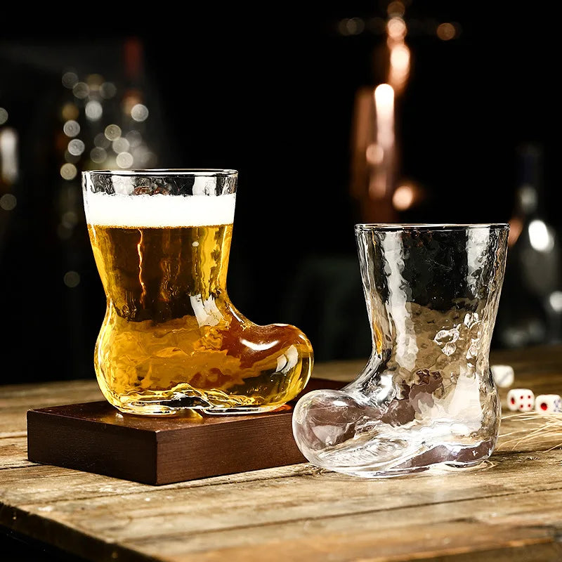 Beer boot glass Oktoberfest, drinking glass 300ml