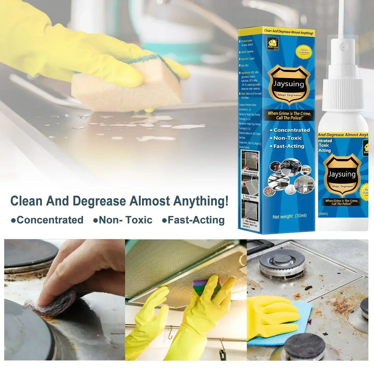 AntiGrease Lubricating Grease and Fat Remover Spray