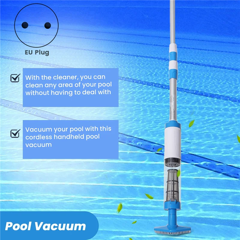 PoolCleaner Rechargeable Handheld Vacuum for Swimming Pools