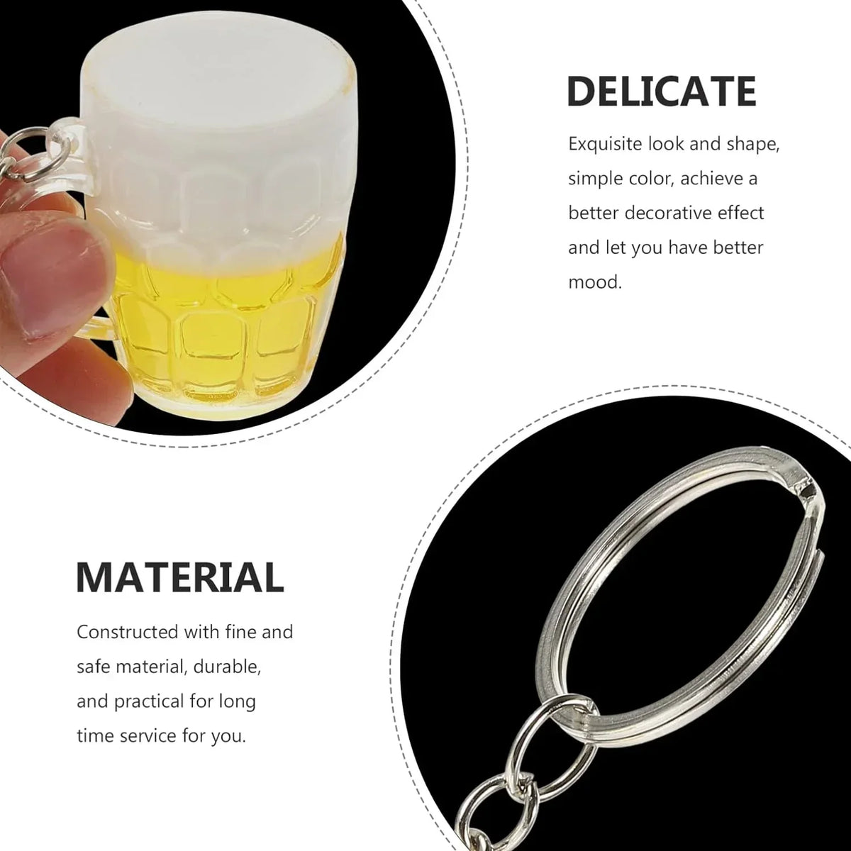 Oktoberfest beer glass keychain, CheersLuck