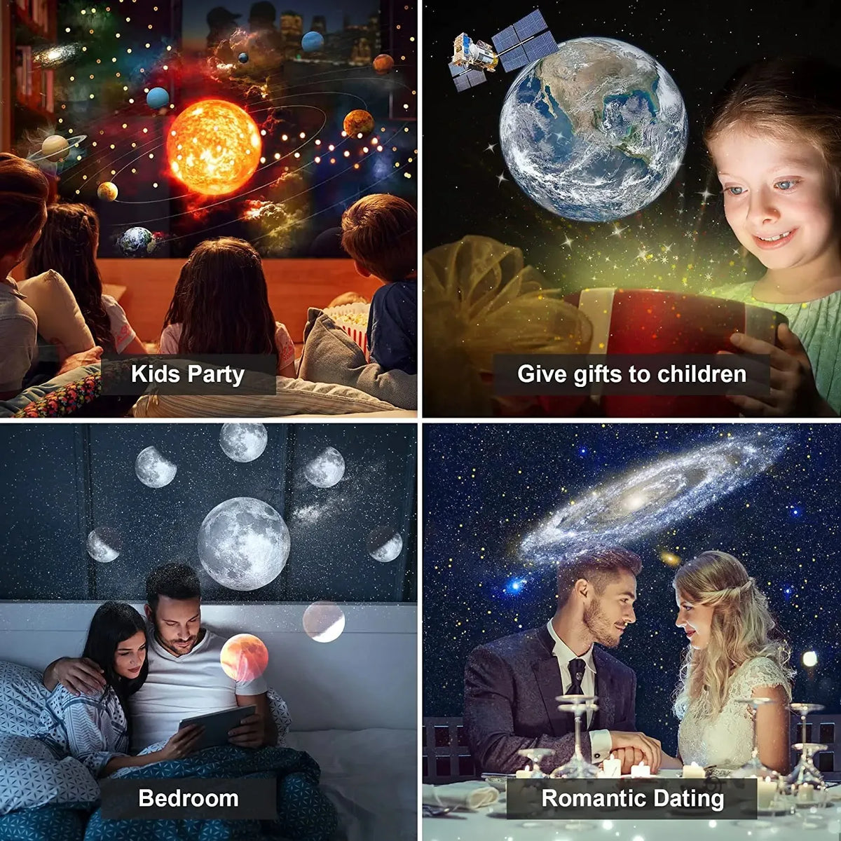 GalaxyProjector Anwendung Kinderzimmer