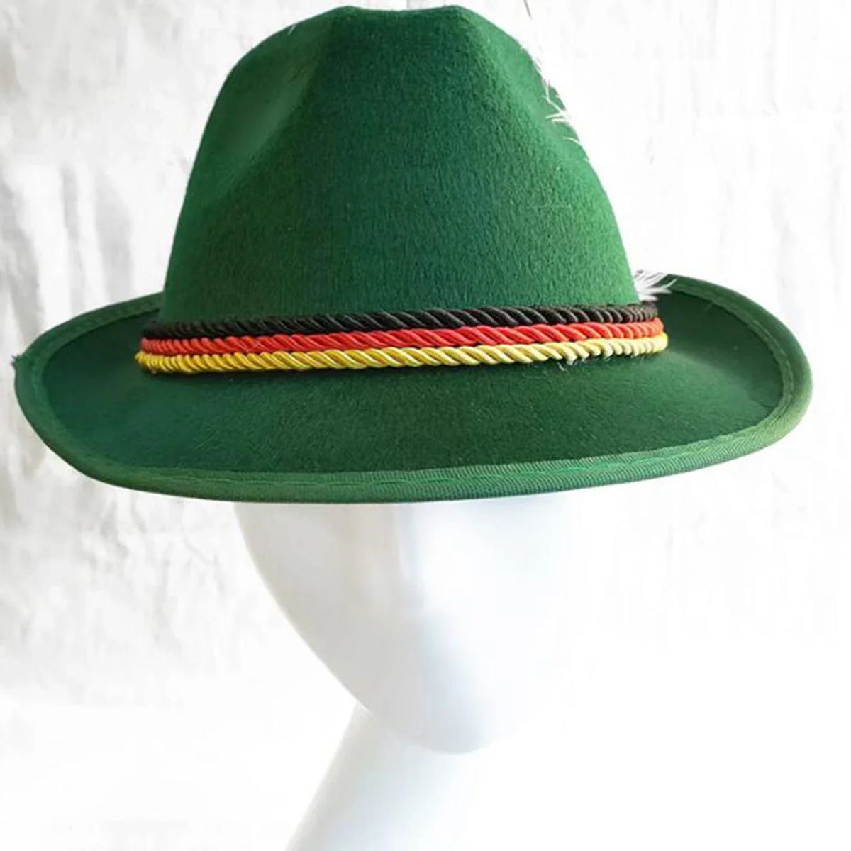 Bavarian traditional hat with feather for Oktoberfest, felt hat unisex
