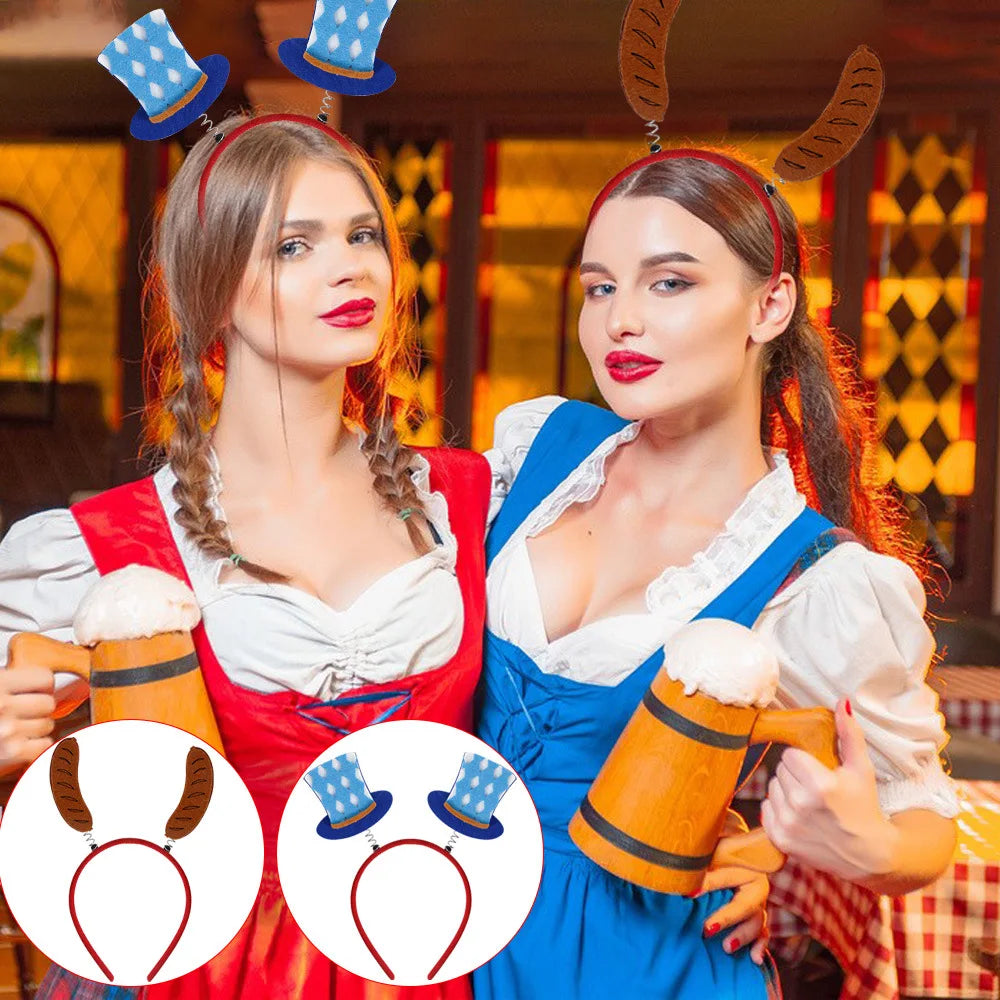 Oktoberfest headband set, 16-piece costume accessory