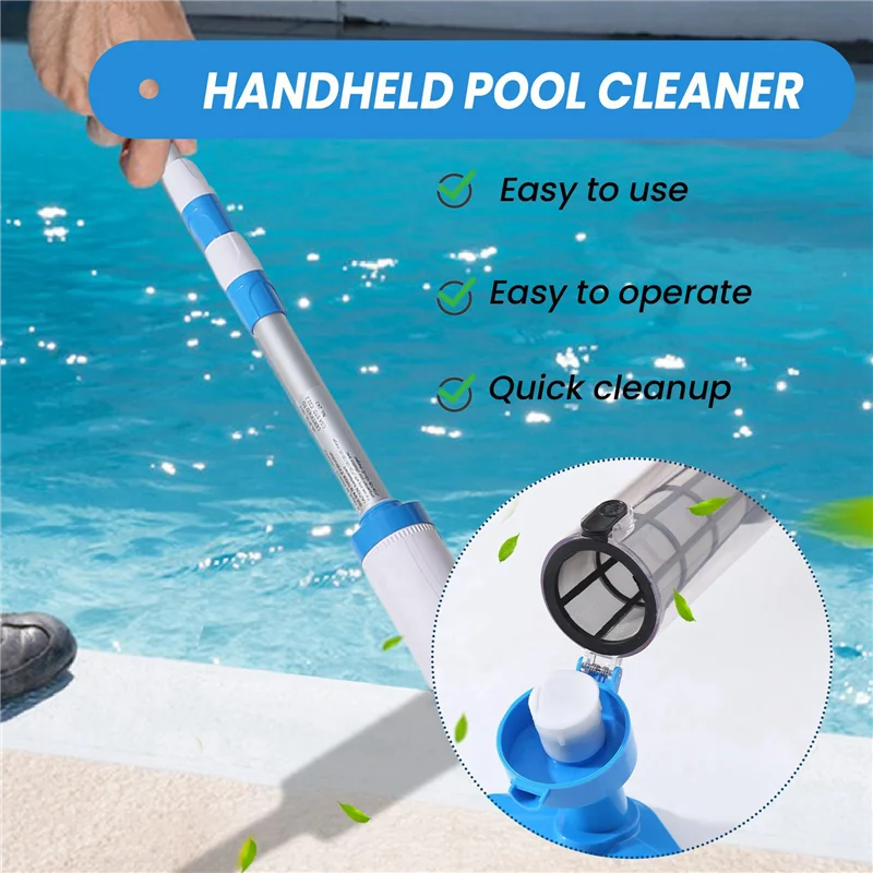 PoolCleaner Rechargeable Handheld Vacuum for Swimming Pools
