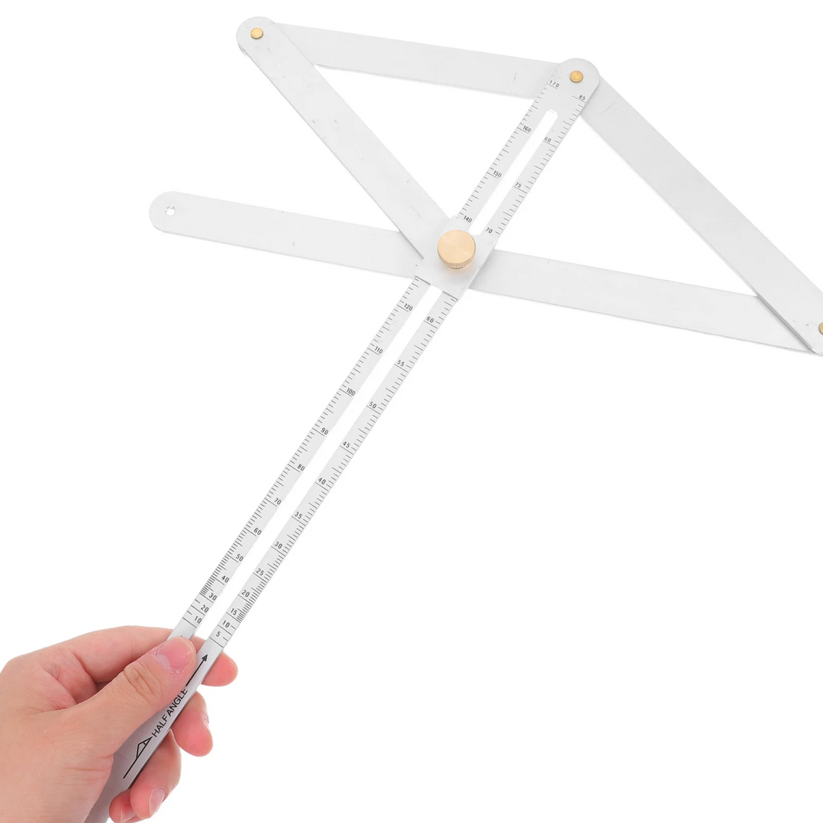 PrecisionRuler Precision Angle Ruler Made of Metal, for Construction and Woodworking