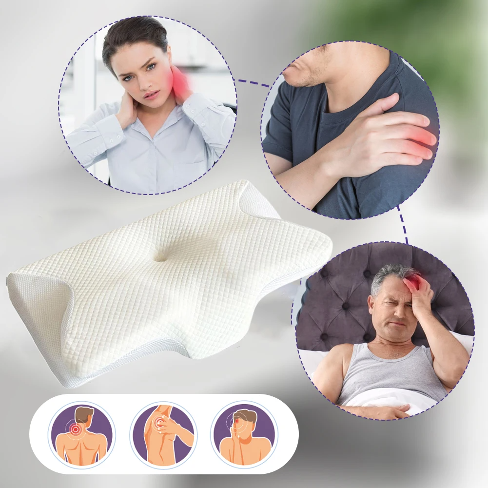 CurvePillow Ergonomic Neck Support Pillow, Breathable