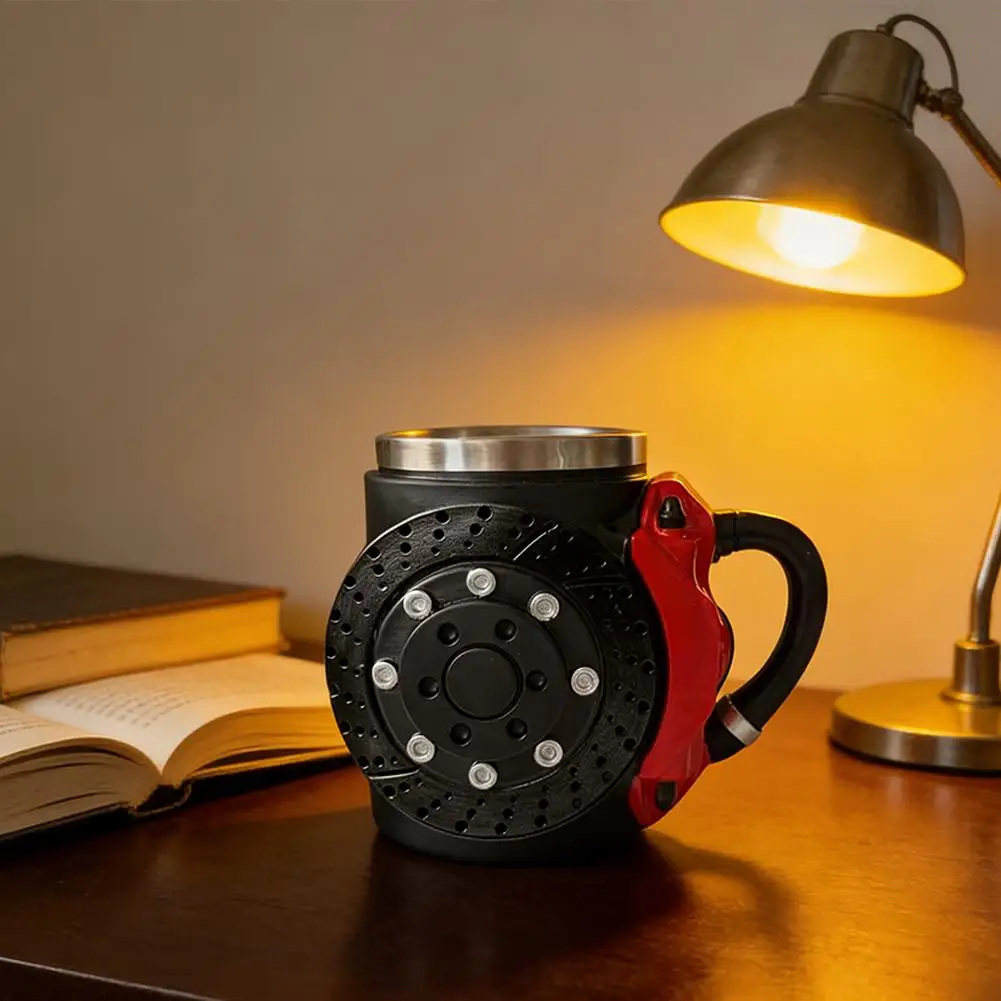 BrakeMug Coffee Mug in Racing Design for Car Enthusiasts