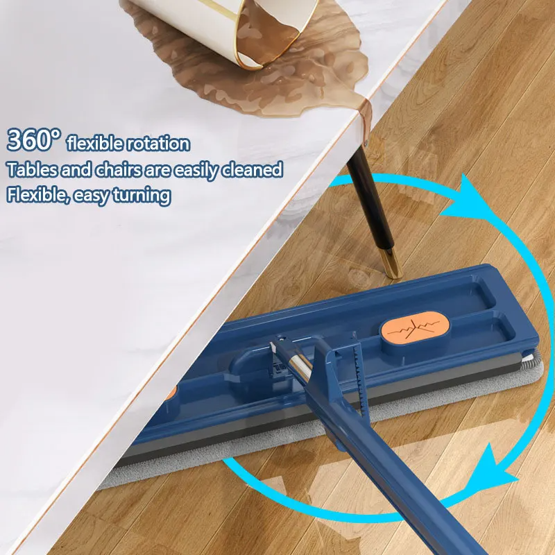 RotatingMop 360° Rotating Flat Mop with Wringing System
