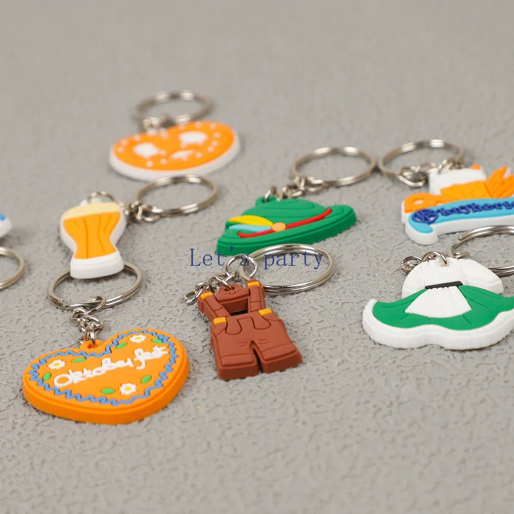 Oktoberfest keychain set, 16-piece souvenir