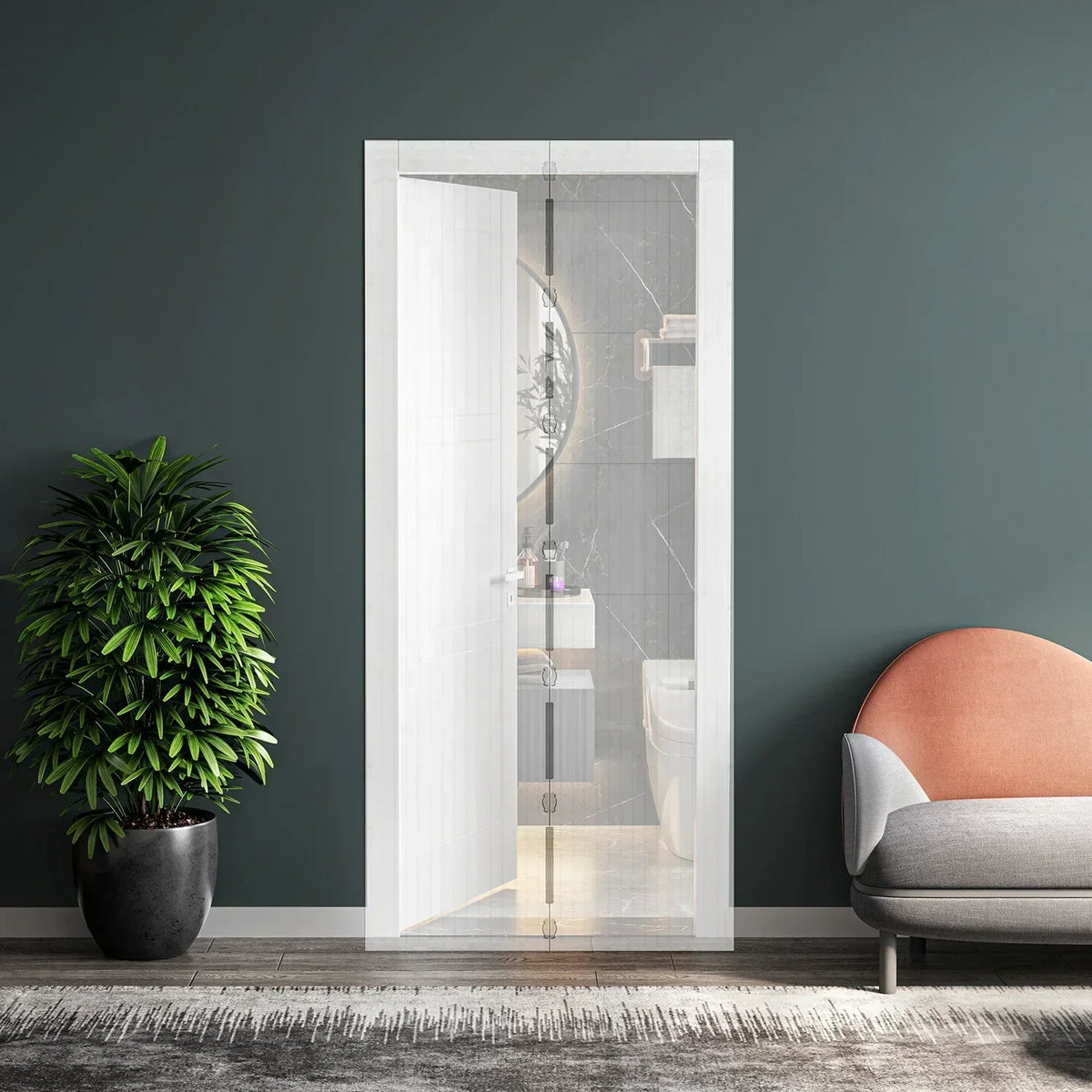 MeshDoor Magnetic Fly Screen for Doors Without Drilling