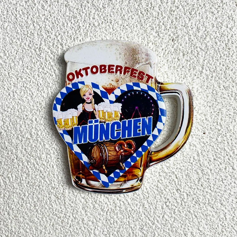 Munich 3D Fridge Magnet, Souvenir 2-piece set