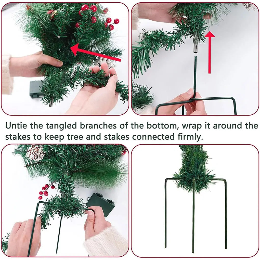 ChristmasBushes – LED-lit Christmas bushes for planters