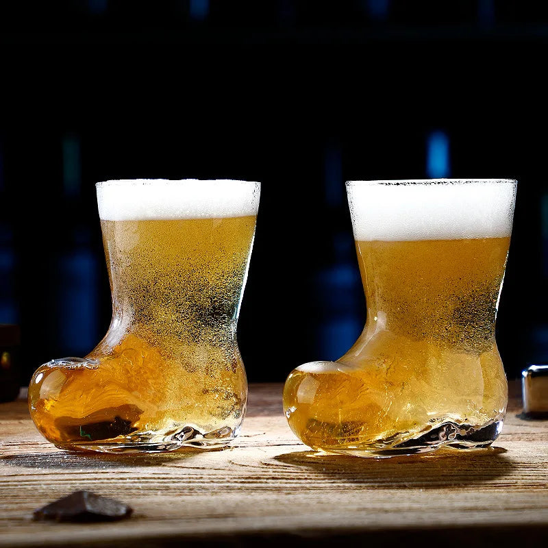 Beer boot glass Oktoberfest, drinking glass 300ml