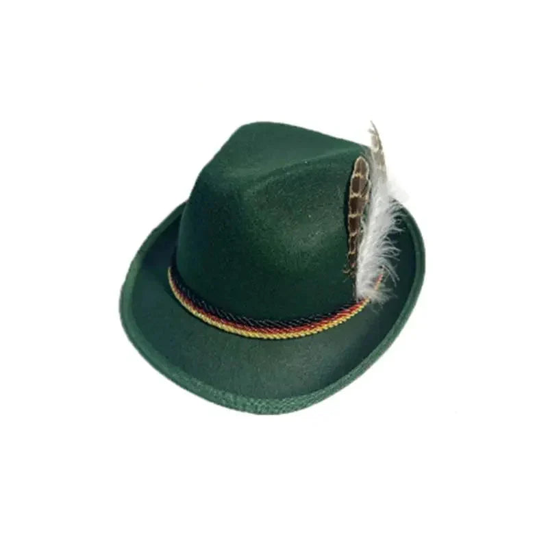Traditional Oktoberfest Accessory Set, Hat & Scarf, Unisex