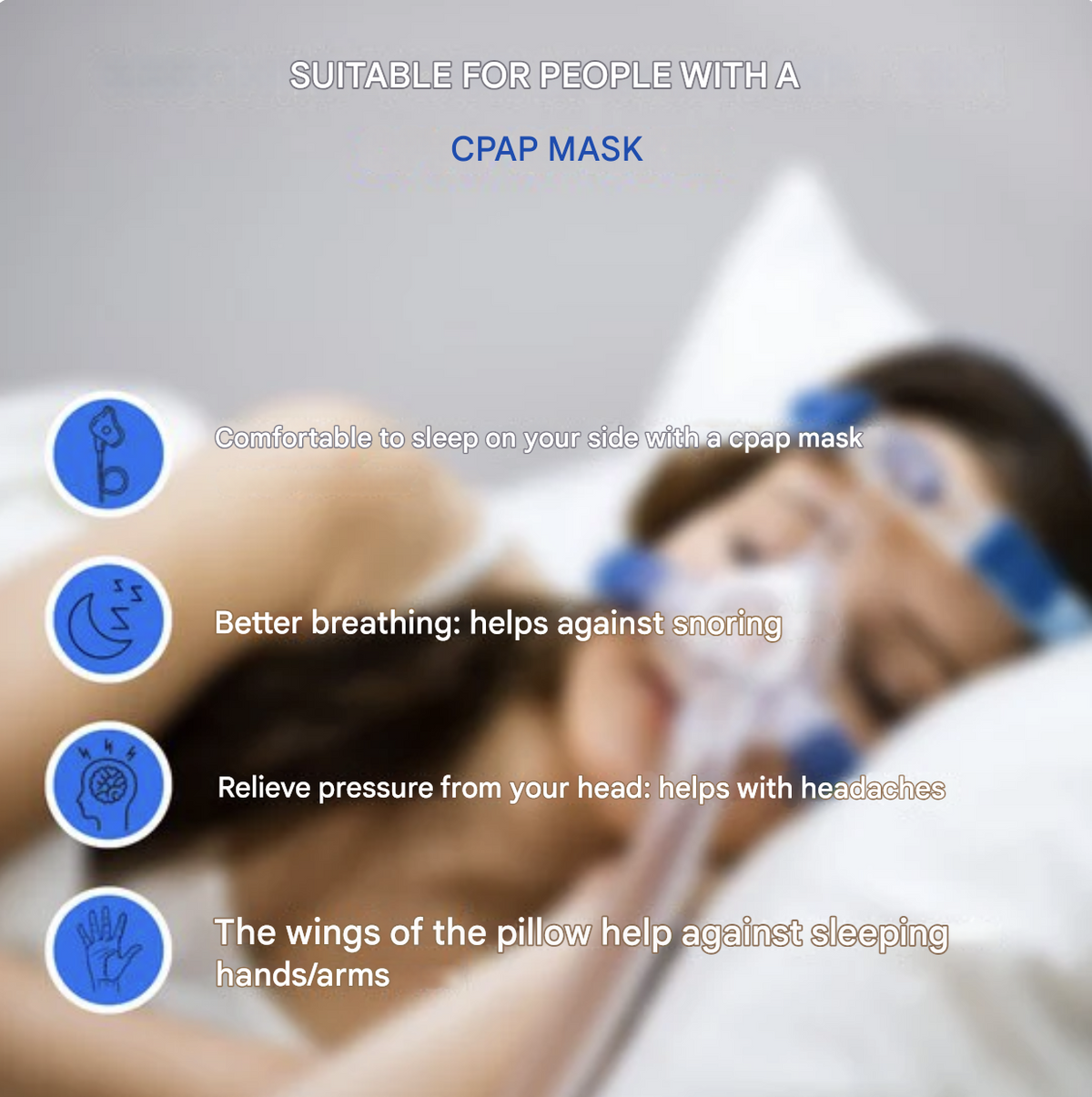 CurvePillow Ergonomic Neck Support Pillow, Breathable