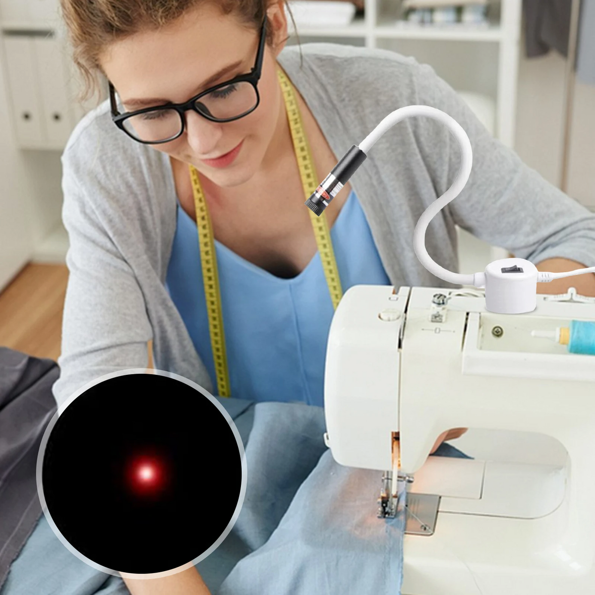 SewingLight LED Sewing Light Magnetic, Flexible Gooseneck