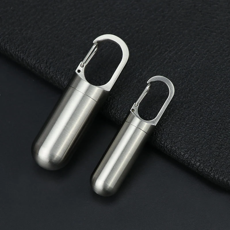 PillCapsule Stainless Steel Pill Case For On The Go