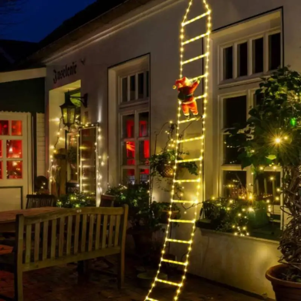 ChristmasLadder – Santa Claus LED Ladder for outdoor use
