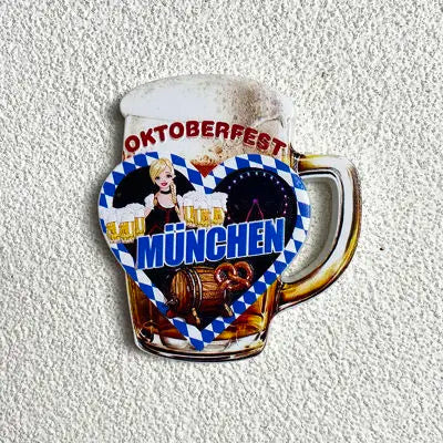 Munich 3D Fridge Magnet, Souvenir 2-piece set