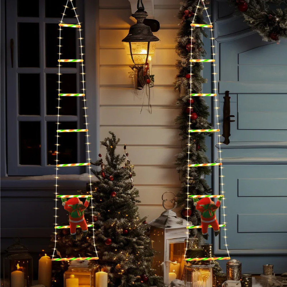 ChristmasLadder – Santa Claus LED Ladder for outdoor use
