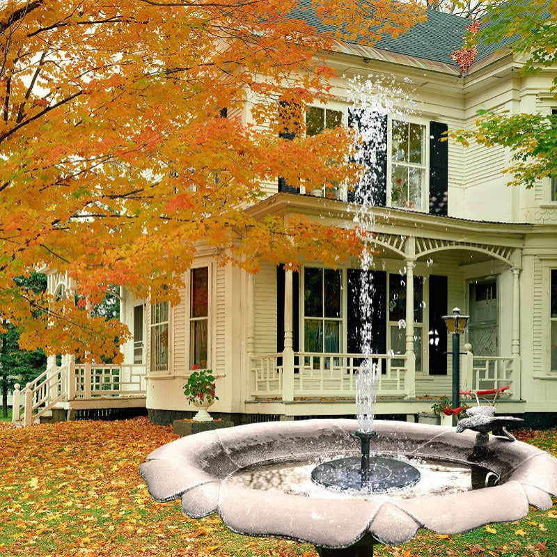 SolarFountain – Floating solar water pump for garden fountains