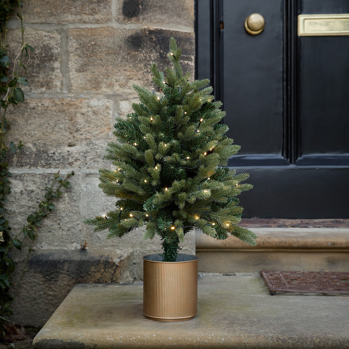 LED Christmas tree in a pot – 75cm indoor and outdoor