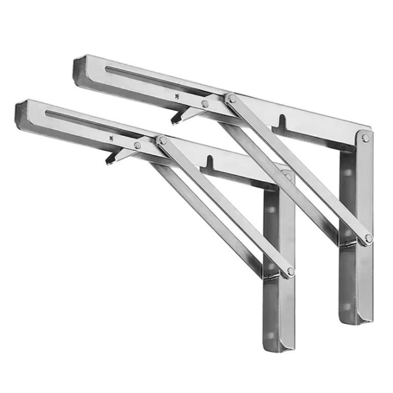 EasyFold – Foldable stainless steel shelf bracket
