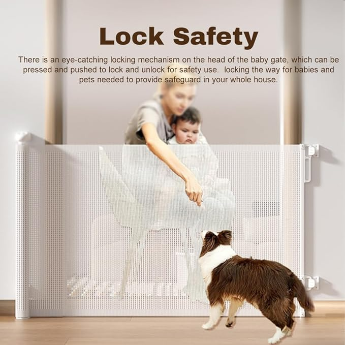 SafetyGate Adjustable Safety Gate For Doors And Stairs