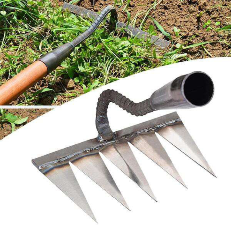GardenRake Kopf mit Anschluss für Stielmontage