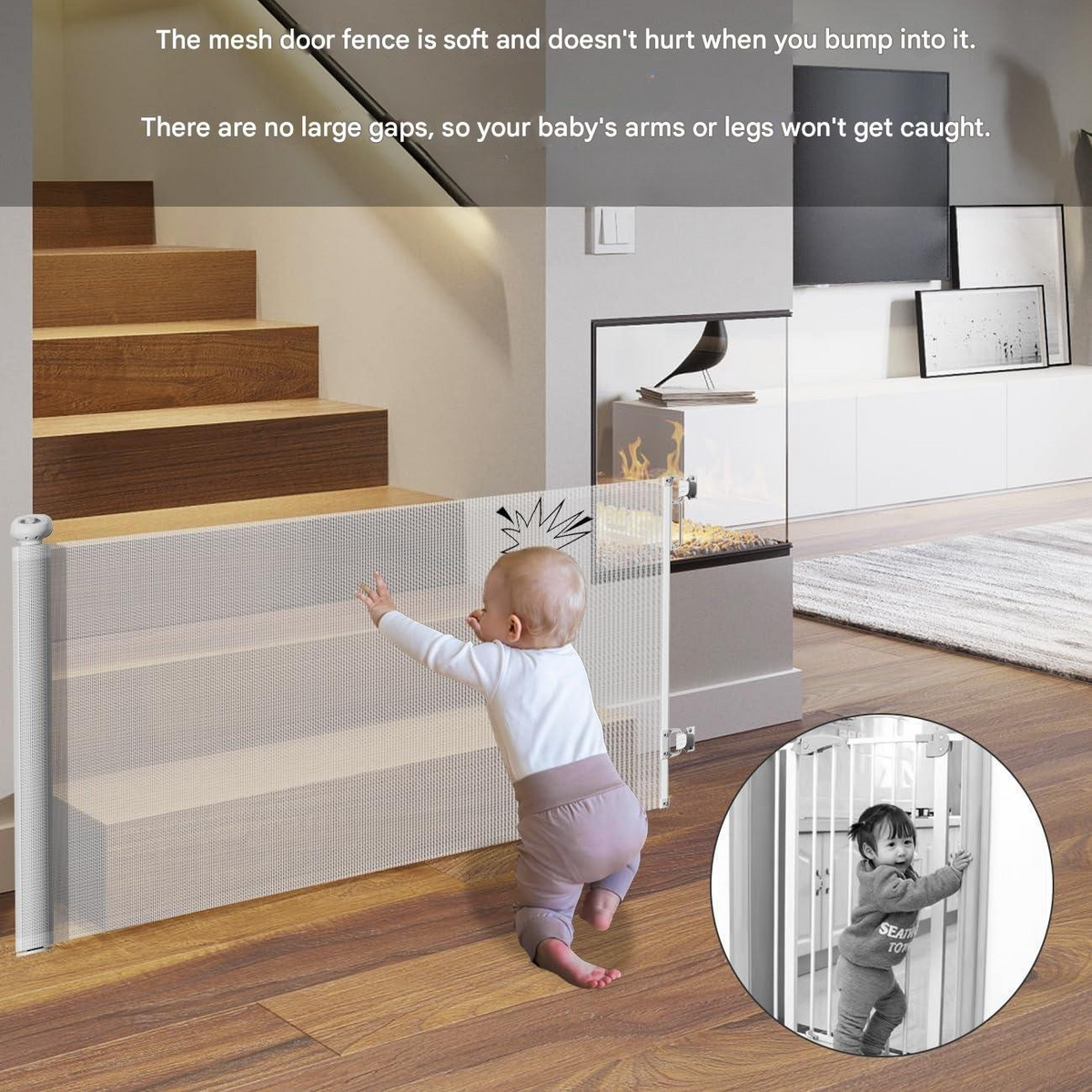 SafetyGate Adjustable Safety Gate For Doors And Stairs