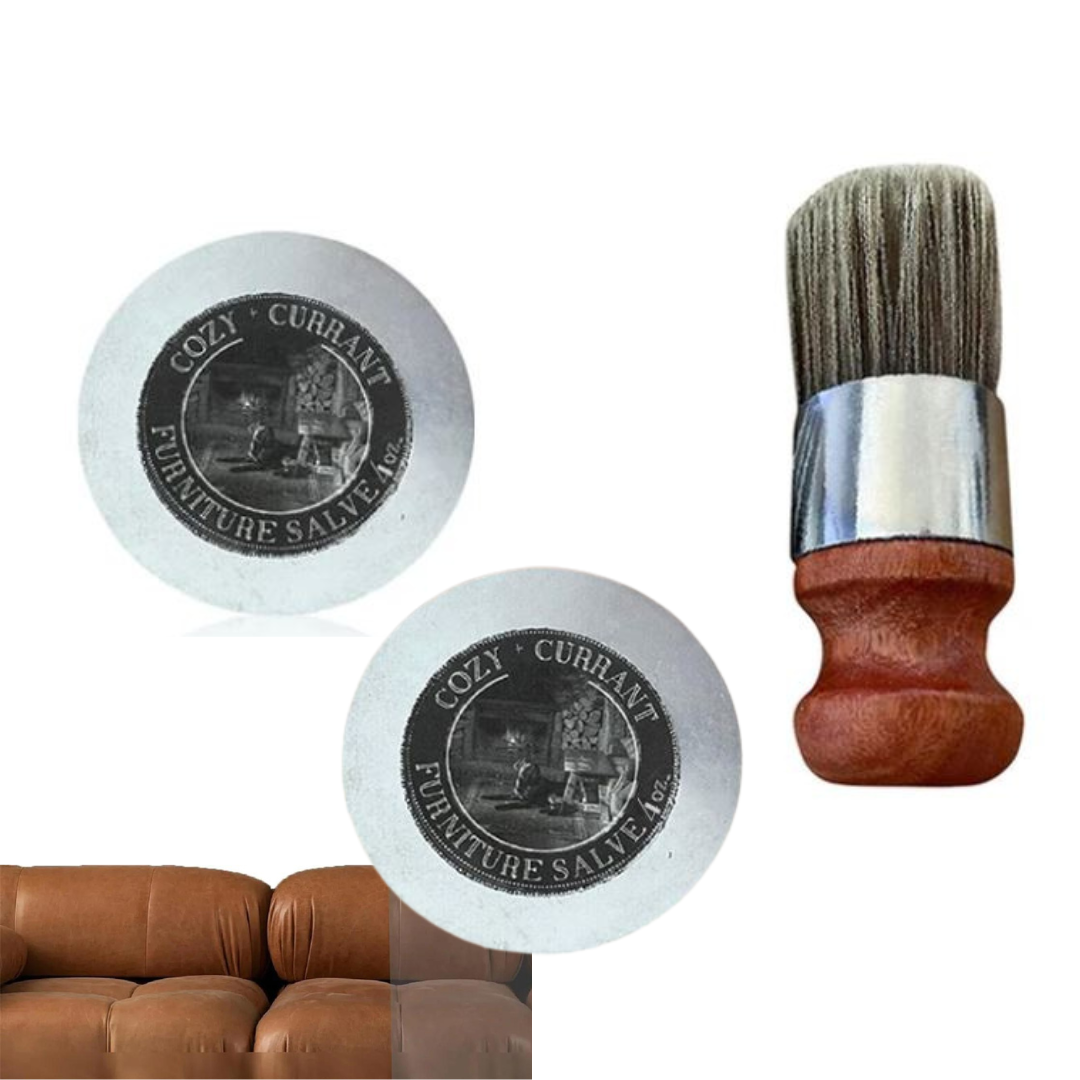 FurnitureKit Leather Care Kit with Brush