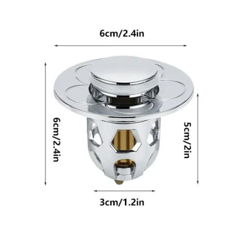 DrainFilter Universal Pop-Up Drain Filter Plug