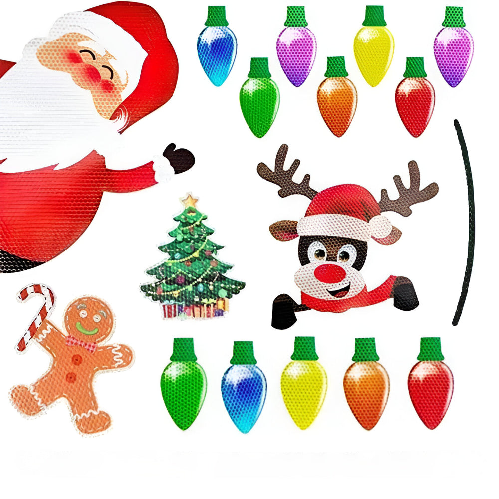 Magnetic Christmas Car Lights – Reflective Outdoor Decoration Set