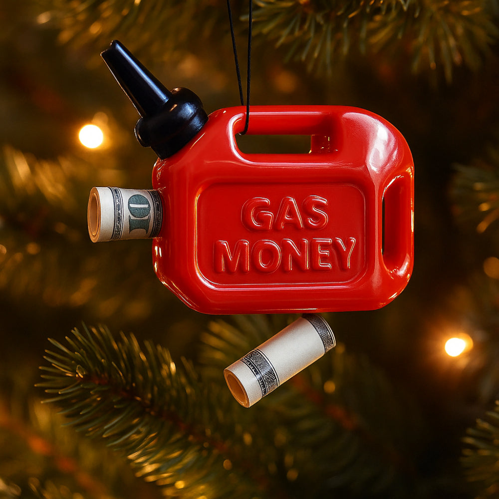 Christmas tree ornament money hideaway – plastic Christmas ornament