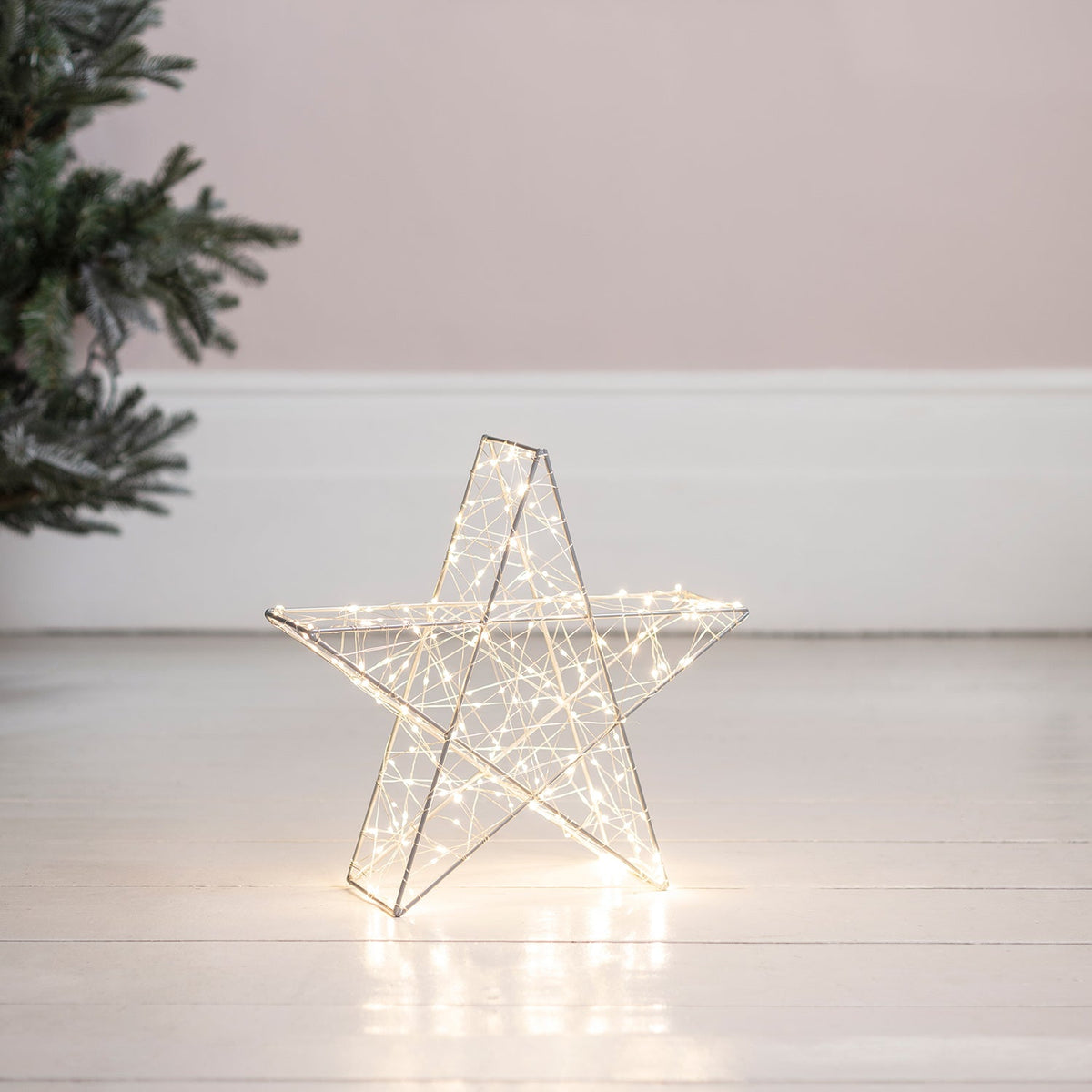 3D LED Star Christmas Decoration Outdoor – 35cm 8 Lighting Functions