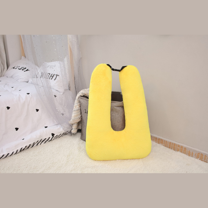 Travel neck pillow with soft U-shape