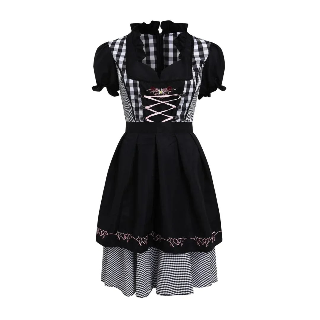 Modern Women's Oktoberfest Dirndl, Traditional Dirndl Dress