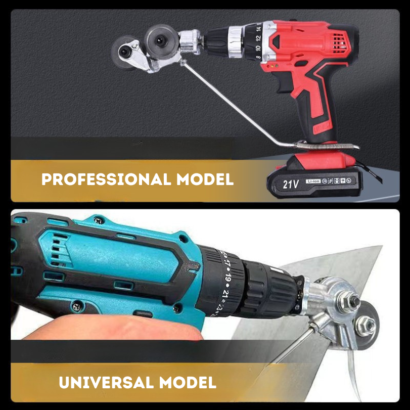 ShearCutter – Electric Sheet Metal Cutter Attachment for Power Drills