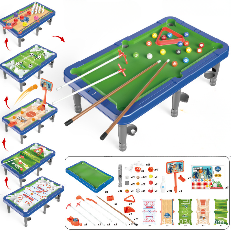 MiniArena 6-in-1 Portable Mini Game Table for Families