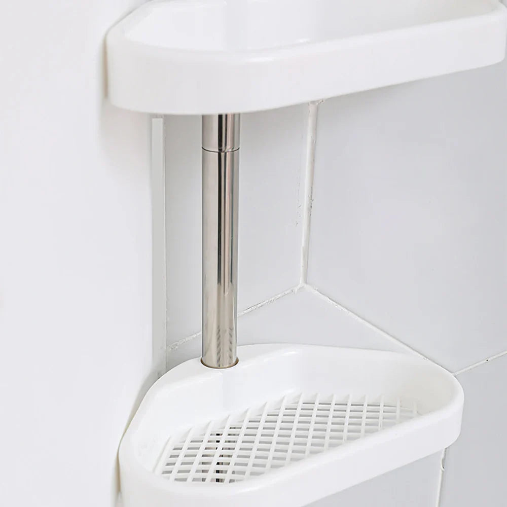 AdjustableRack Pull-out Bathroom Shelf