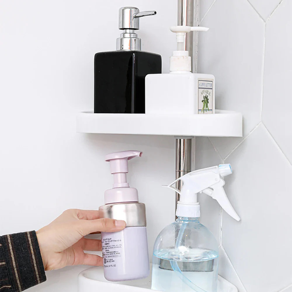 AdjustableRack Pull-out Bathroom Shelf