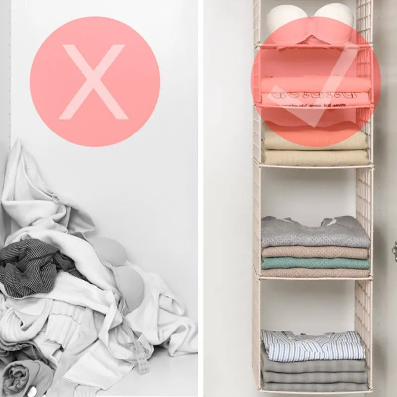 HangingOrganizer – Multi-layer hanging closet organizer