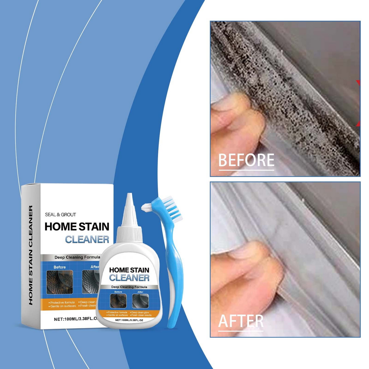Cleaner Pro StainSolution Vorher-Nachher Ergebnis