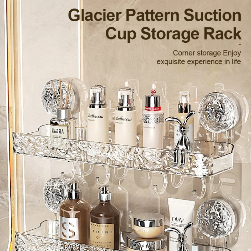 StorageRack Suction Cup Shelf No Drilling Required