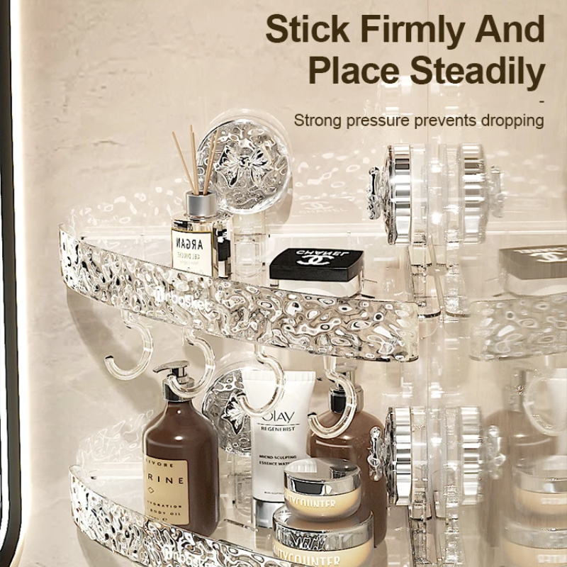 StorageRack Suction Cup Shelf No Drilling Required